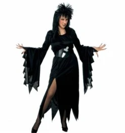 Halloweenkleding Zwierend Halloweenjurkje Elvira