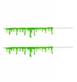 Halloweenkostuum Armband Groene Slijm