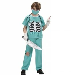 Halloweenkostuum Chirurgen Kostuum Met Geraamte