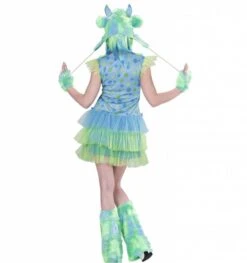 Halloweenkostuum Groen Space Meisje -HalloweenkledingVerkoop halloweenkostuum groen space meisje 2