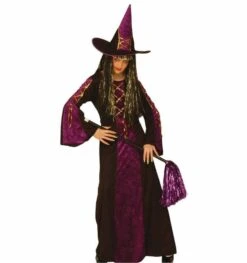 Halloweenkostuum: Heksenjurk In 3 Kleuren 6 Halloweenkostuum: Heksenjurk In 3 Kleuren -HalloweenkledingVerkoop halloweenkostuum heksenjurk in 3 kleuren 2