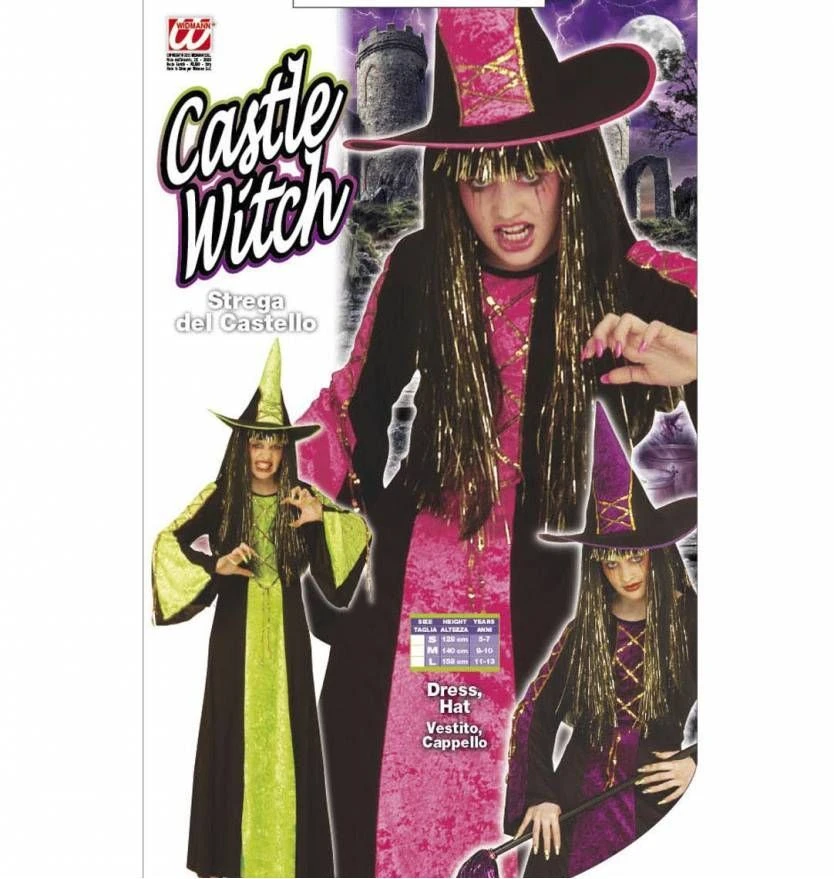 Halloweenkostuum: Heksenjurk In 3 Kleuren 4 Halloweenkostuum: Heksenjurk In 3 Kleuren - Afbeelding 4