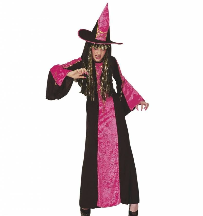 Halloweenkostuum: Heksenjurk In 3 Kleuren 1 Halloweenkostuum: Heksenjurk In 3 Kleuren