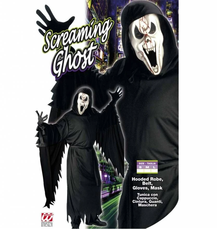 Halloweenkostuum: Krijsende Fantoom 2 Halloweenkostuum: Krijsende Fantoom - Afbeelding 2