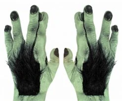 Halloweenkostuum Paar Frankensteinhanden Met Haar