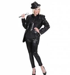 Halloweenkostuum Pailletten Legging Zwart 9 Halloweenkostuum Pailletten Legging Zwart -HalloweenkledingVerkoop halloweenkostuum pailletten legging zwart 4