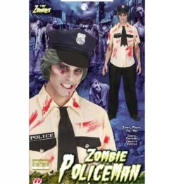 Halloweenkostuum Zombie Politie-agent -HalloweenkledingVerkoop halloweenkostuum zombie politie agent 3