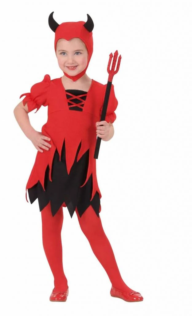 Halloweenpakje Duivels Meisje 1 Halloweenpakje Duivels Meisje