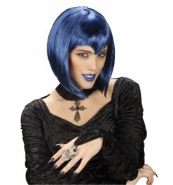 Halloweenpruik Gothic Wamp Zwart 13 Halloweenpruik Gothic Wamp Zwart -HalloweenkledingVerkoop halloweenpruik gothic wamp zwart 3