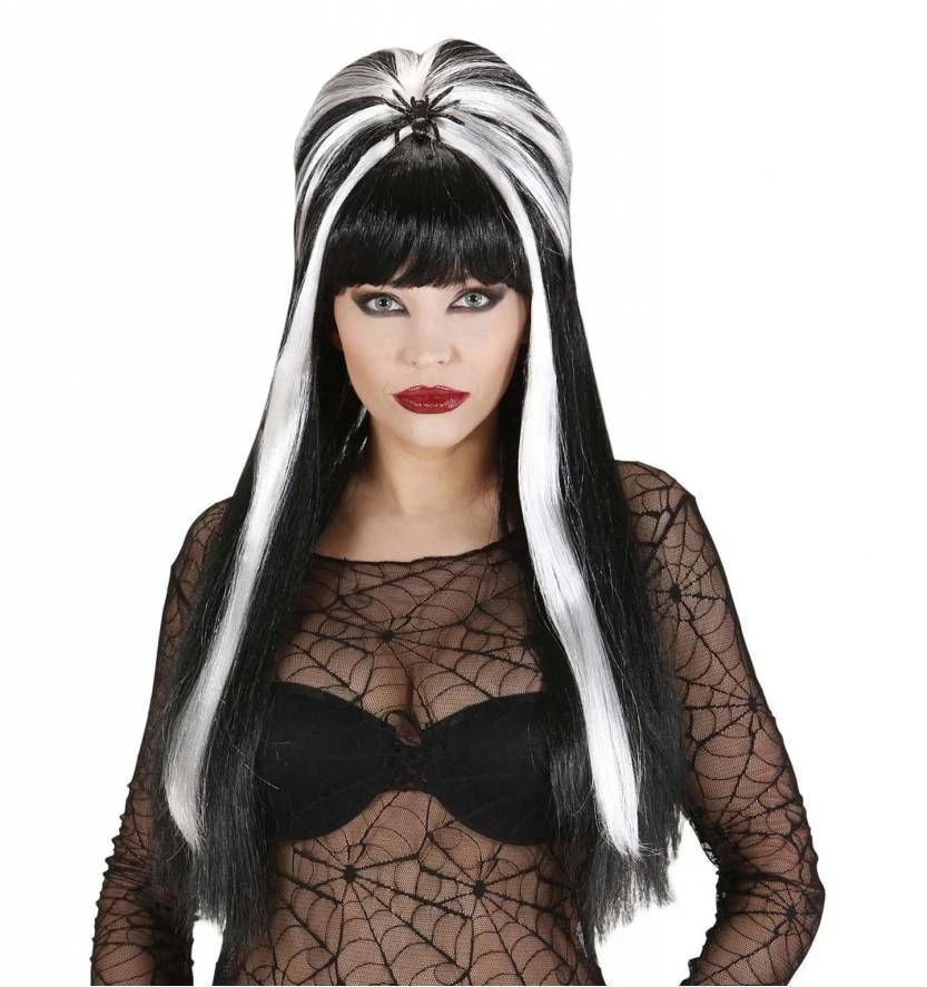 Halloweenpruik Spiderella Met Spin 1 Halloweenpruik Spiderella Met Spin