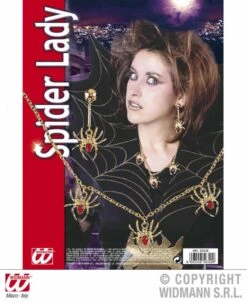 Halsketting En Oorbel Met Spin Voor Halloween 7 Halsketting En Oorbel Met Spin Voor Halloween -HalloweenkledingVerkoop halsketting en oorbel met spin voor halloween 3
