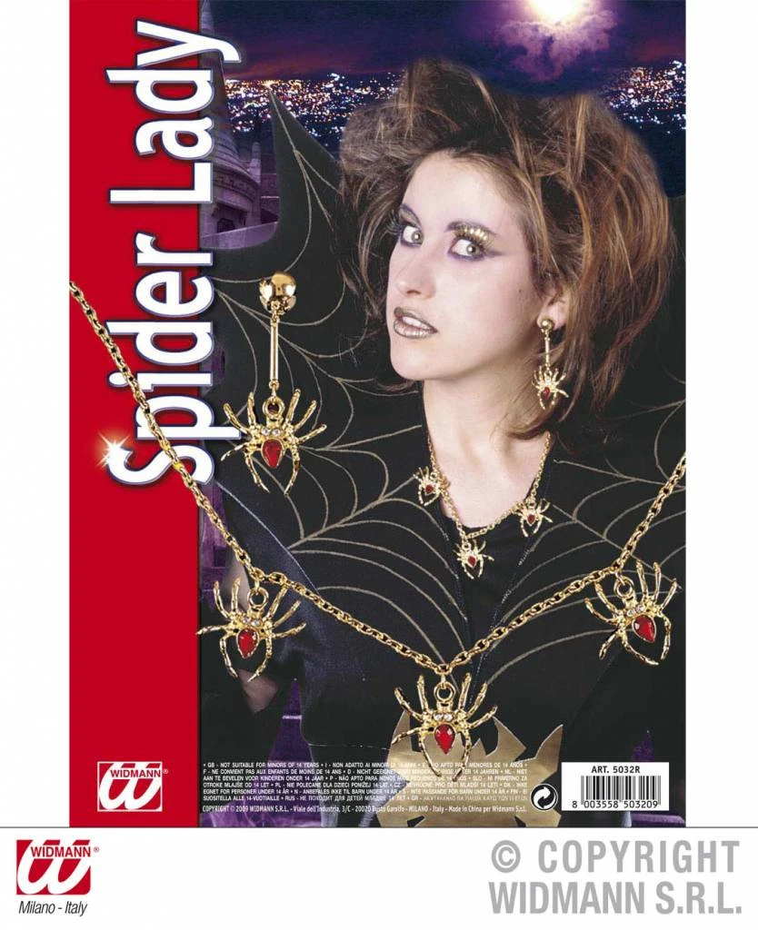 Halsketting En Oorbel Met Spin Voor Halloween 4 Halsketting En Oorbel Met Spin Voor Halloween - Afbeelding 4