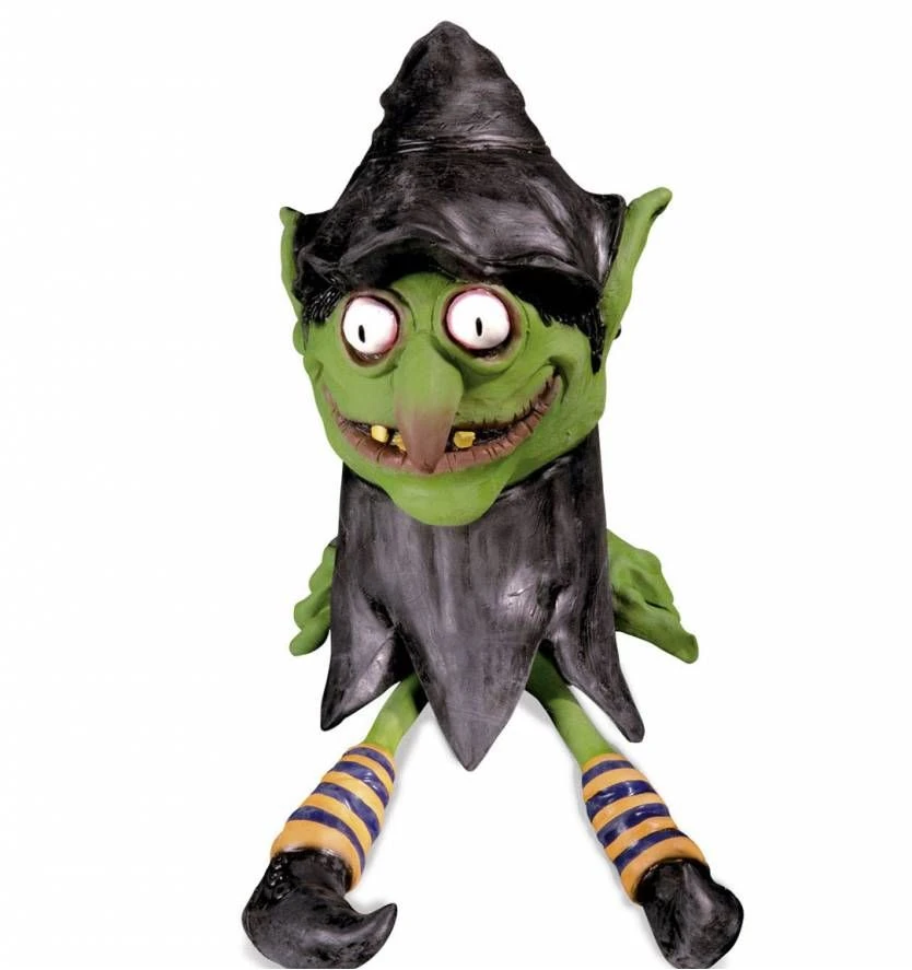 Hangende Heksenpop Voor Halloween En Horror 2 Hangende Heksenpop Voor Halloween En Horror - Afbeelding 2