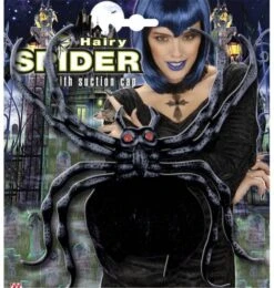 Harige Spin Met Zuignap Voor Halloween