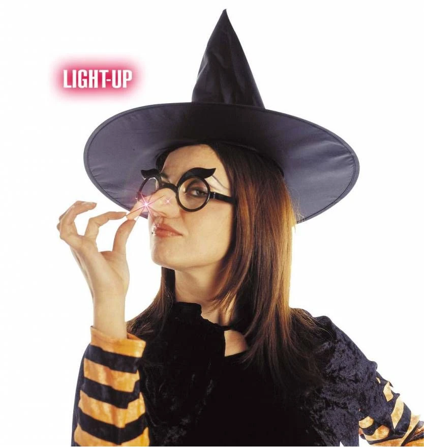 Heksen Bril Met Oplichtende Heksenneus 2 Heksen Bril Met Oplichtende Heksenneus - Afbeelding 2