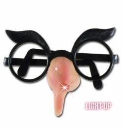 Heksen Bril Met Oplichtende Heksenneus