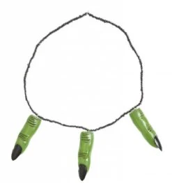 Heksen Halsketting Met Groene Vingers