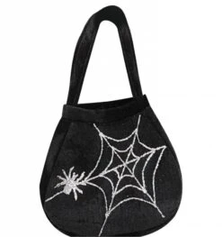 Heksen Handtas Met Spinnen Voor Halloween