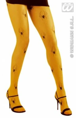 Heksen Panty Met Spinnen In 3 Kleuren Voor Halloween Party's -HalloweenkledingVerkoop heksen panty met spinnen in 3 kleuren voor hallowe 3