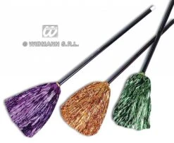 Heksenbezems Met Glitters 92 Cm Lang