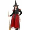 Heksenjurke Voor Meisjes Met Zwart Hesje En Rode Rok