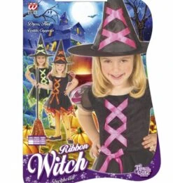 Heksenjurkjes Met Kruisjes Voor Meisjes -HalloweenkledingVerkoop heksenjurkjes met kruisjes voor meisjes 3