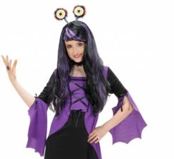 Heksenkroontje Bopper Met Ogen En Veren -HalloweenkledingVerkoop heksenkroontje bopper met ogen en veren 2