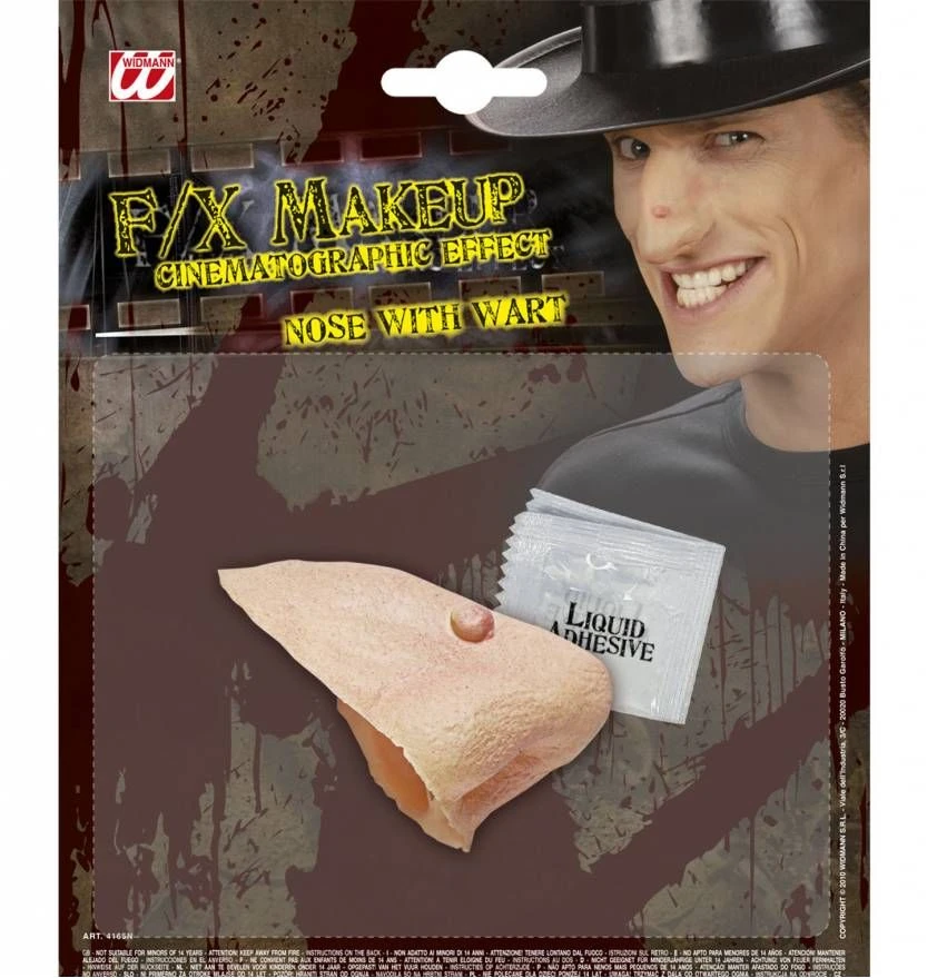 Heksenneus Met Wrat Voor Halloween 2 Heksenneus Met Wrat Voor Halloween - Afbeelding 2