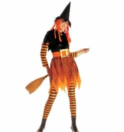 Kleurige Heksenjurkjes Voor Meidengroepen