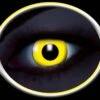 Licht Reflecterende Gele Contactlenzen Voor Halloween