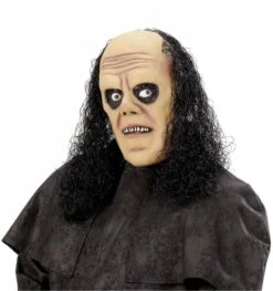 Lijkbezorgers Masker Met Pruik Voor Halloween