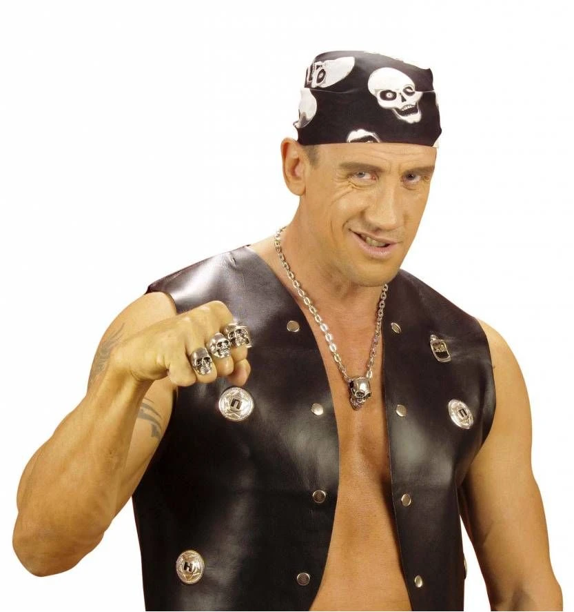 Luxe Schedelring Voor Zombies Voor Halloween 6 Luxe Schedelring Voor Zombies Voor Halloween - Afbeelding 6