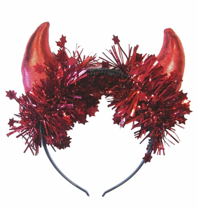 Metalic Duivelshoornjes Voor Halloween 1 Metalic Duivelshoornjes Voor Halloween