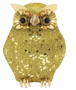 Namaak Glitter Uil Als Halloween Decoratie 5 Namaak Glitter Uil Als Halloween Decoratie -HalloweenkledingVerkoop namaak glitter uil als halloween decoratie 2