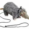 Nep Rat Aan Een Lijntje Voor Halloween
