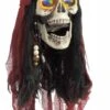 Piratenschedel Met Verlichte Ogen Voor Halloween