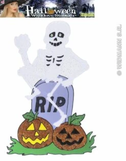 Raamsticker Met Groot Spook Voor Halloween