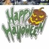 Raamsticker Met Tekst "Happy Halloween"