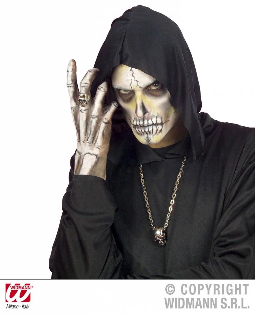 Schedel Aan Een Halsketting Voor Halloween 3 Schedel Aan Een Halsketting Voor Halloween - Afbeelding 3