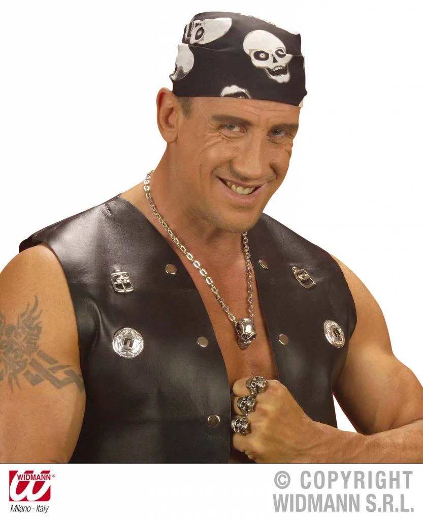 Schedel Aan Een Halsketting Voor Halloween 4 Schedel Aan Een Halsketting Voor Halloween - Afbeelding 4