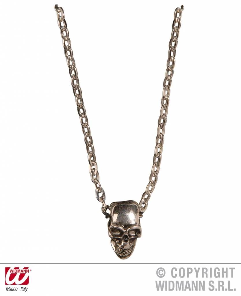 Schedel Aan Een Halsketting Voor Halloween 1 Schedel Aan Een Halsketting Voor Halloween