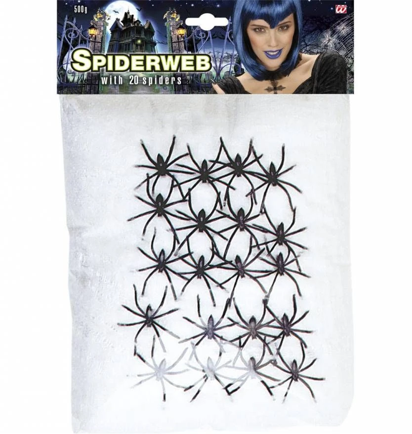 Setje Met 20 "luxe" Nep Spinnen Voor Halloween 1 Setje Met 20 "luxe" Nep Spinnen Voor Halloween