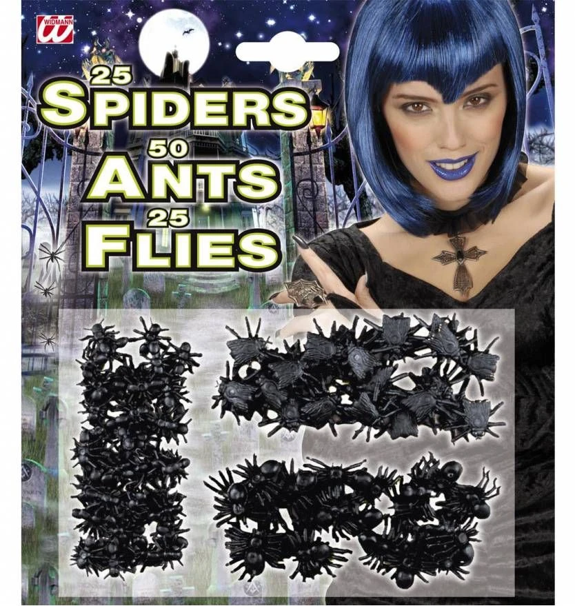 Setje Met Nep Ongedierte Voor Halloween 2 Setje Met Nep Ongedierte Voor Halloween - Afbeelding 2