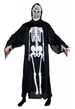 Skeletar Kostuum Met Masker Voor Halloween