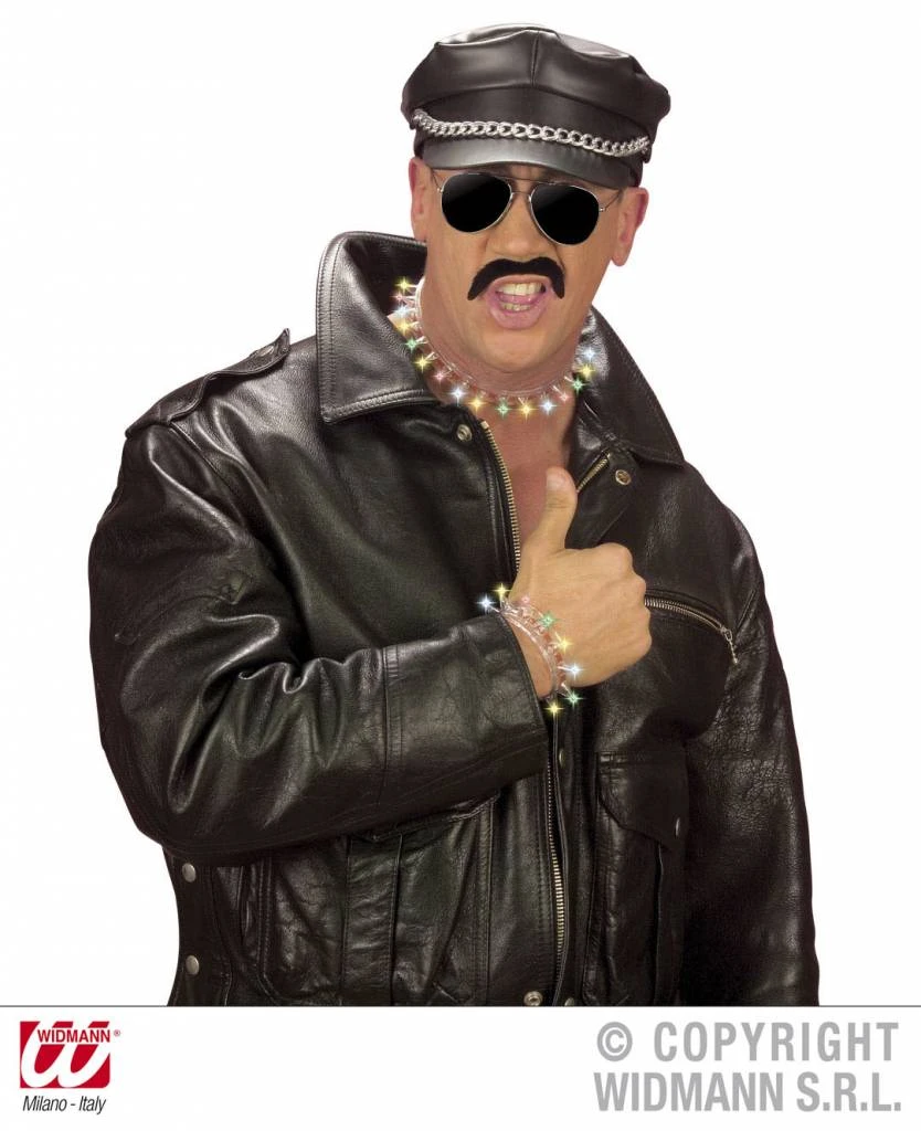 Spijker Hals- Of Armband Met Led-licht Voor Halloween En Horror 1 Spijker Hals- Of Armband Met Led-licht Voor Halloween En Horror