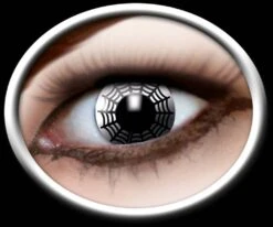 Spinnenweb Contactlenzen Voor Halloween Heksen