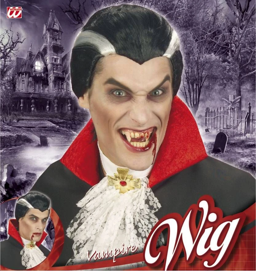 Vampieren Pruik Vampier Leo Voor Halloween 3 Vampieren Pruik Vampier Leo Voor Halloween - Afbeelding 3