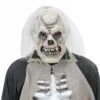 Verrotte Schedel Maskers Met Pruik Voor Halloween