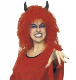 Vuurrode Duivelse Krulpruiken