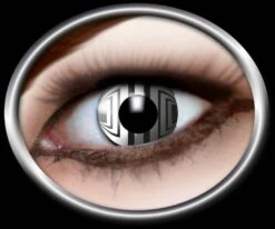 Zwart-witte Contactlenzen Voor Halloween